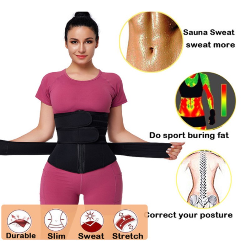 [ Mã 12FASHIONSALE1 giảm 10K đơn 50K ] Đai Nịt Bụng Đốt Cháy Mỡ Thừa Tạo Dáng Thon Gọn Cho Nữ | BigBuy360 - bigbuy360.vn