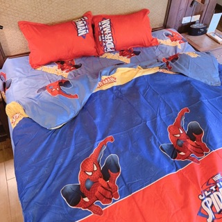 Set Chăn Ga Gối Poly Cotton Người Nhện