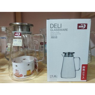 Bình đựng nước thủy tinh DELI chịu nhiệt