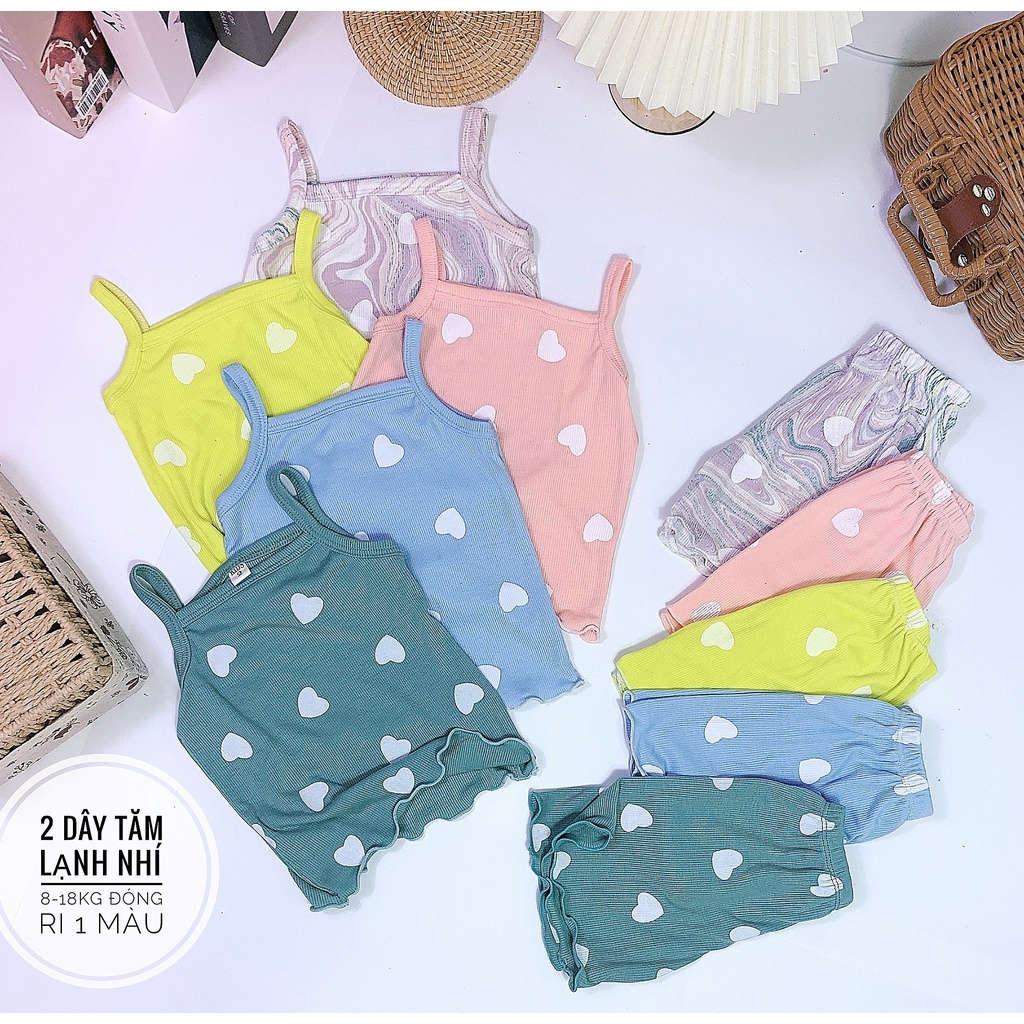 Bộ hai dây hình tim xinh cho bé gái