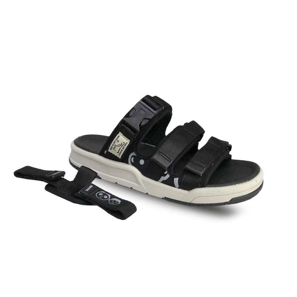 Sandal Nữ Đế Cao 3 Quai Ngang, Quai Sau Có Thể Tháo Rời MS1801