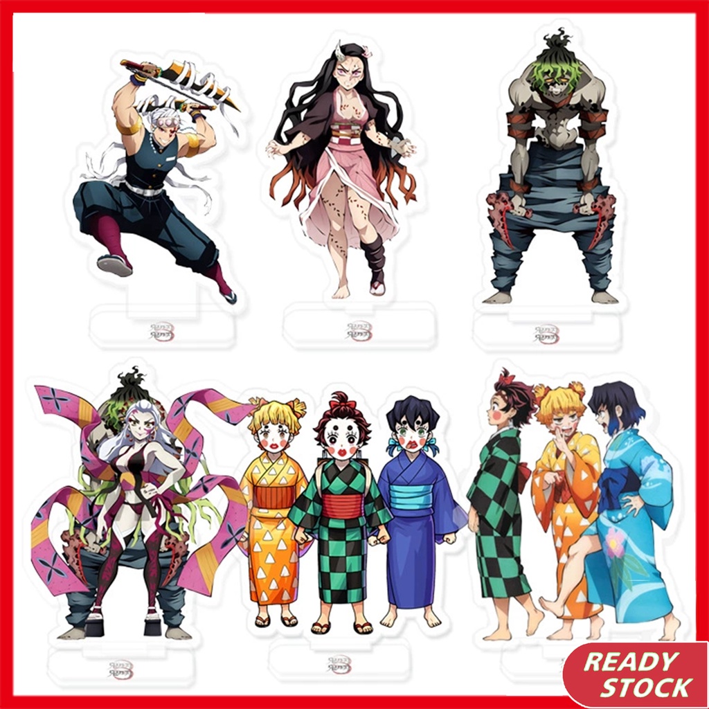 Giá Đỡ Bằng Acrylic Hình Anime Demon Slayer Kamado Tanjirou Agatsuma Zenitsu Hashibira Inosuke