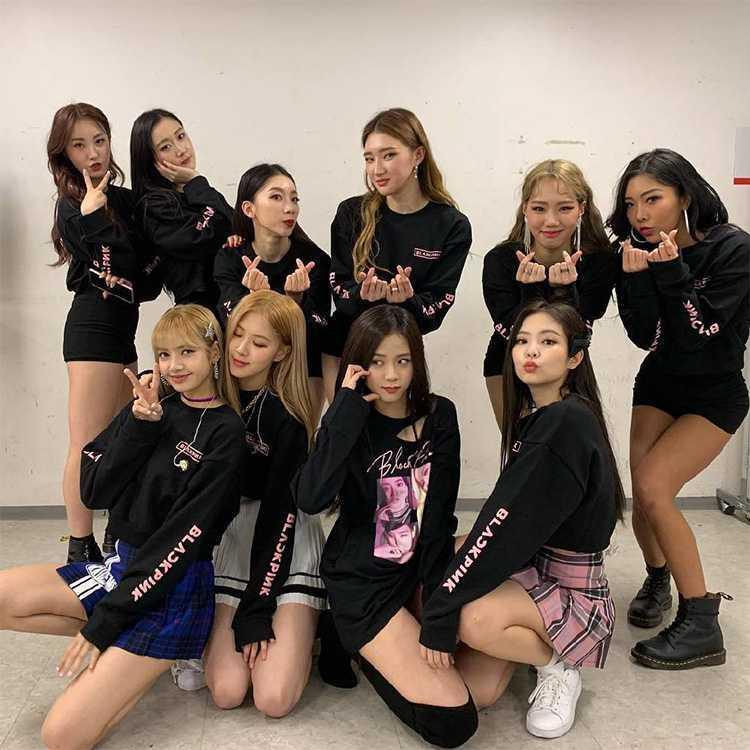 Áo Hoodie Tay Dài In Chữ BLACKPINK LISA Thời Trang Cho Nữ