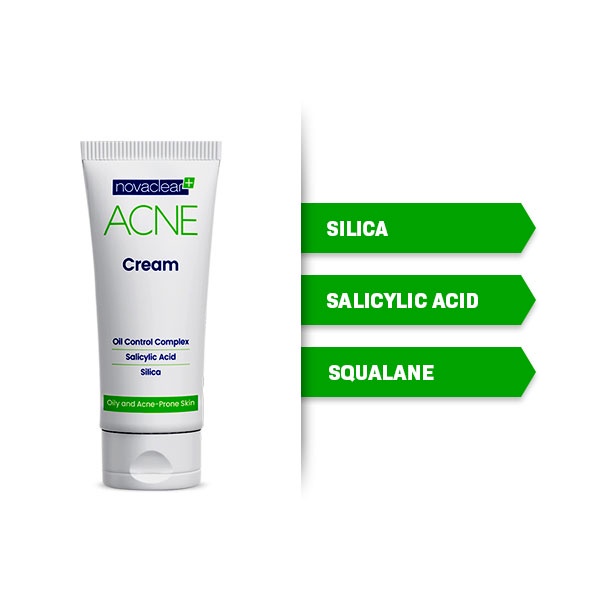 Kem dưỡng Novaclear Acne Cream kiểm soát dầu, thu nhỏ lỗ chân lông 40ml