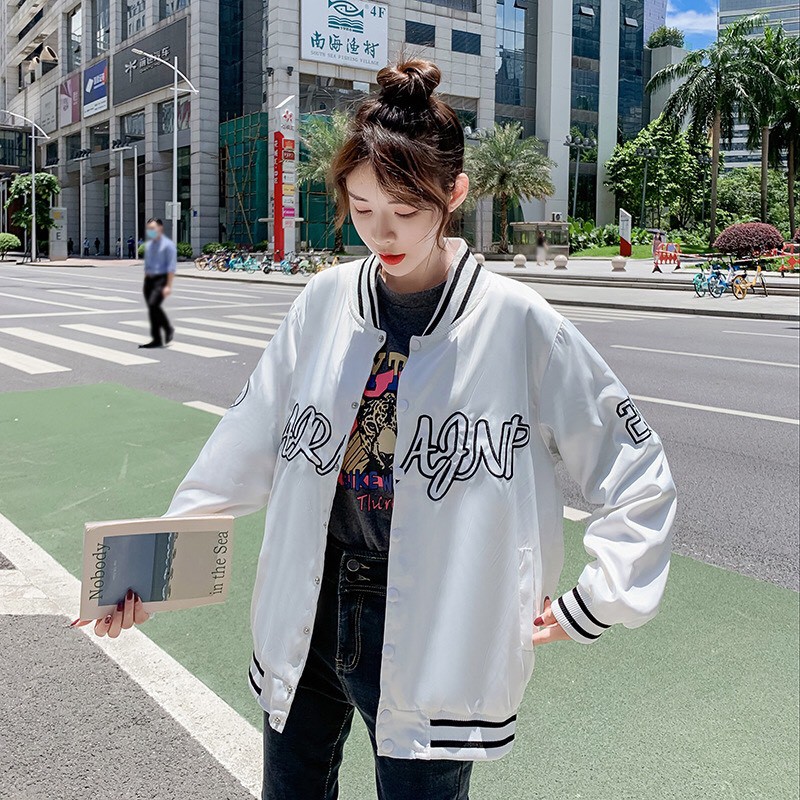 Áo Khoác Bomber Jacket/ Áo khoác bomber dù unisex form rộng 2 lớp 23 nam nữ Ulzzang NUPAKACHI