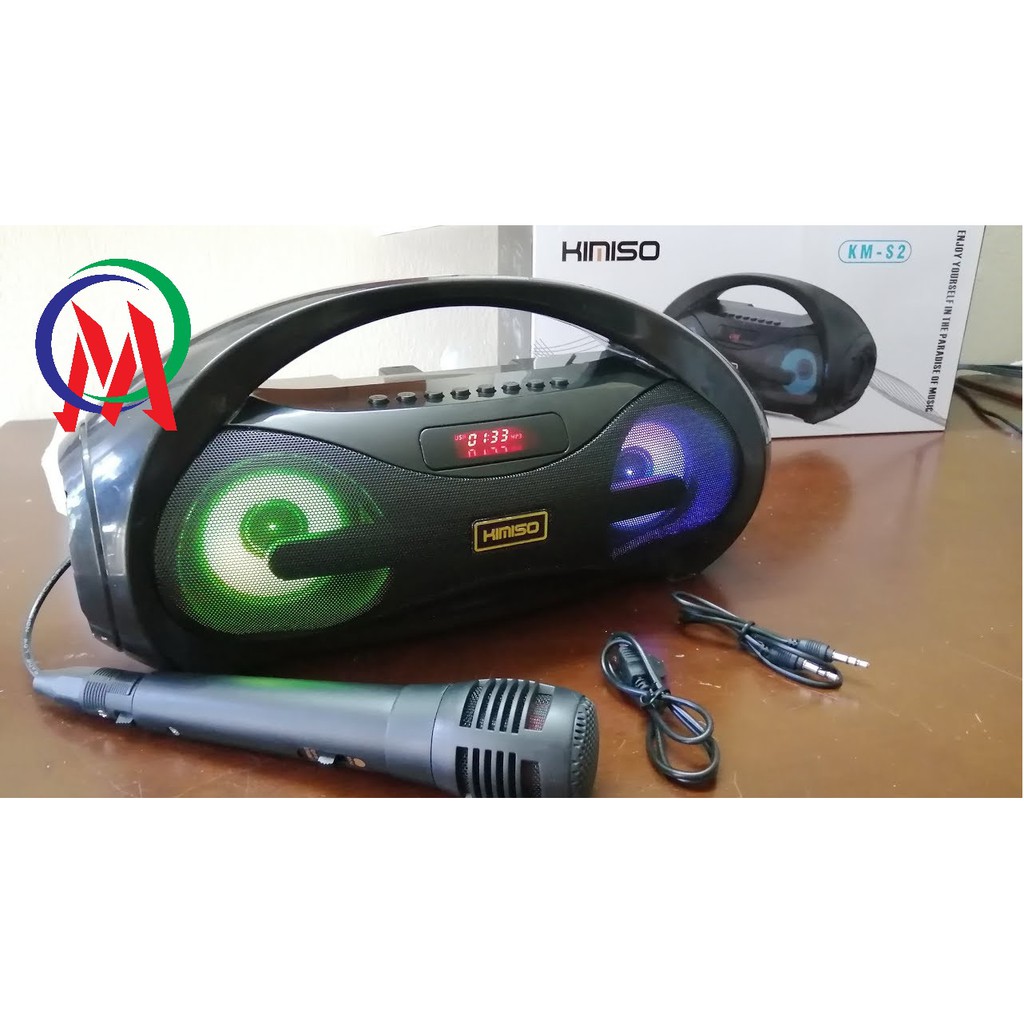 LOA KARAOKE KIMISO KM-S2 chất âm cực hay, kèm míc hát Karaoke, BẢO HÀNH 6 THÁNG.