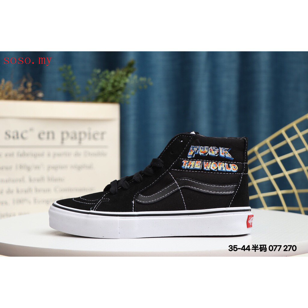 Giày Thể Thao Supreme X Vans Sk8-Hik QJcm "": ^