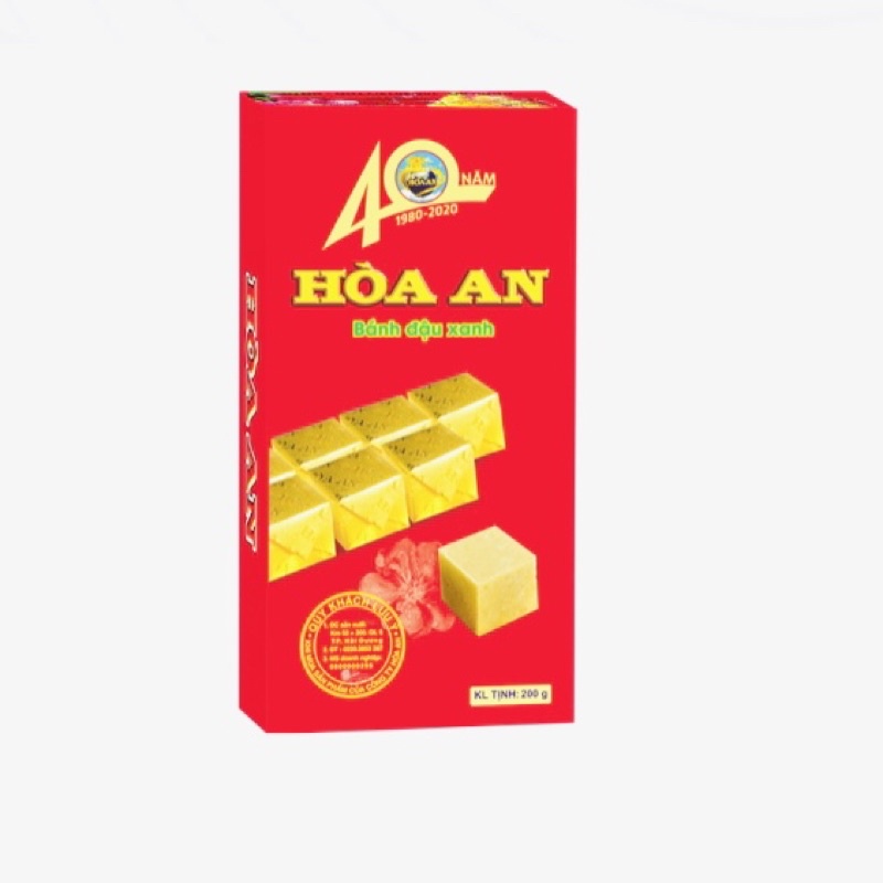 Sét 3 hộp Bánh đậu xanh Hoà An-Đặc sản Hải Dương