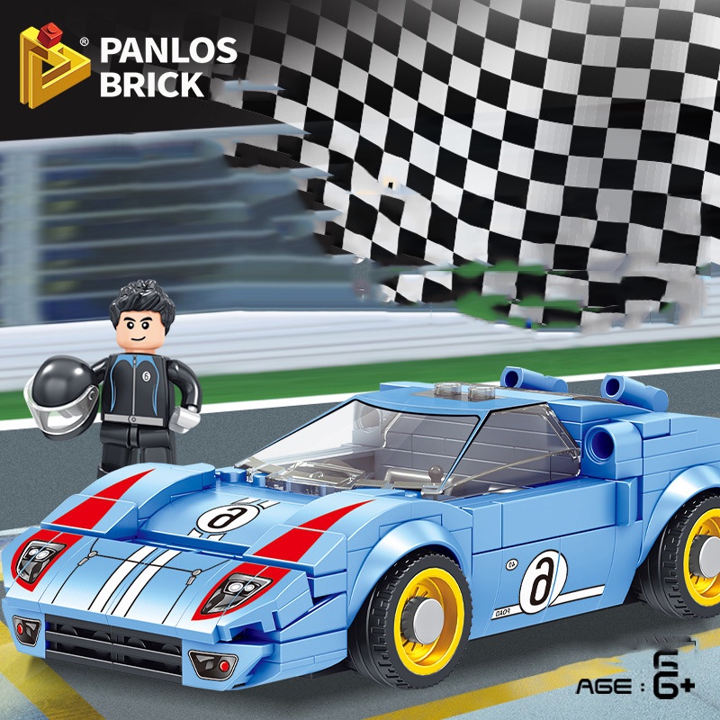 Bộ đồ chơi lắp ráp khối xây dựng hãng Panlos Brick xe đua Racing Car nhiều mẫu