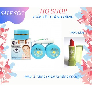 Bộ sản phẩm xóa thâm mụn màu xanh dương