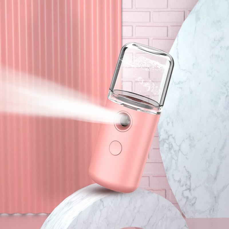 Máy xông hơi mặt mini Nano Mist Máy xông hơi mặt USB có thể sạc lại Máy phun sương làm đẹp Máy làm ẩm da mặt