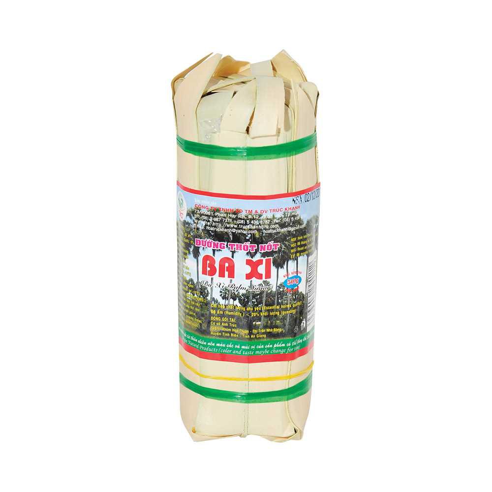 [500g – Gói lá] Đường thốt nốt tự nhiên [VN] BA XI Palm Sugar (bph-hk)