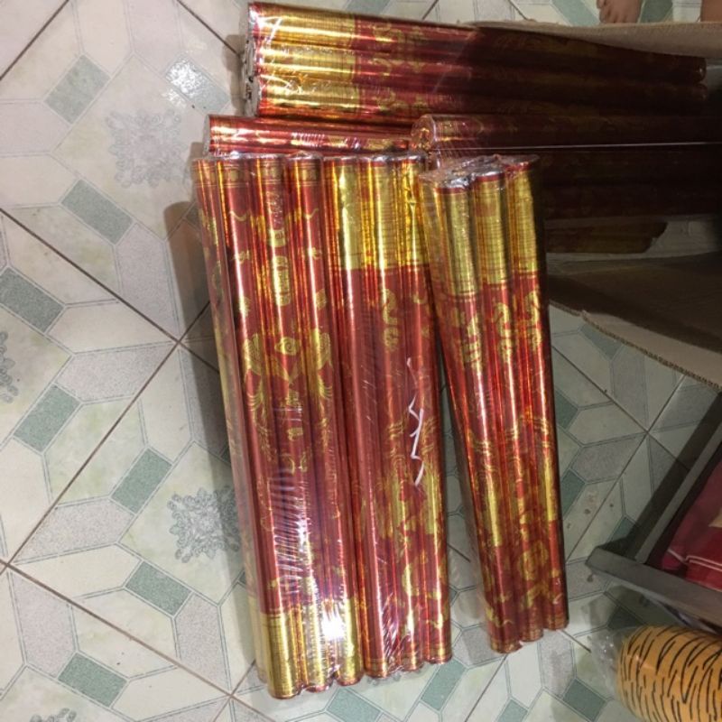 Lốc 6 cây pháo giấy kim tuyến phục vụ lễ hội cưới hỏi dài 80cm