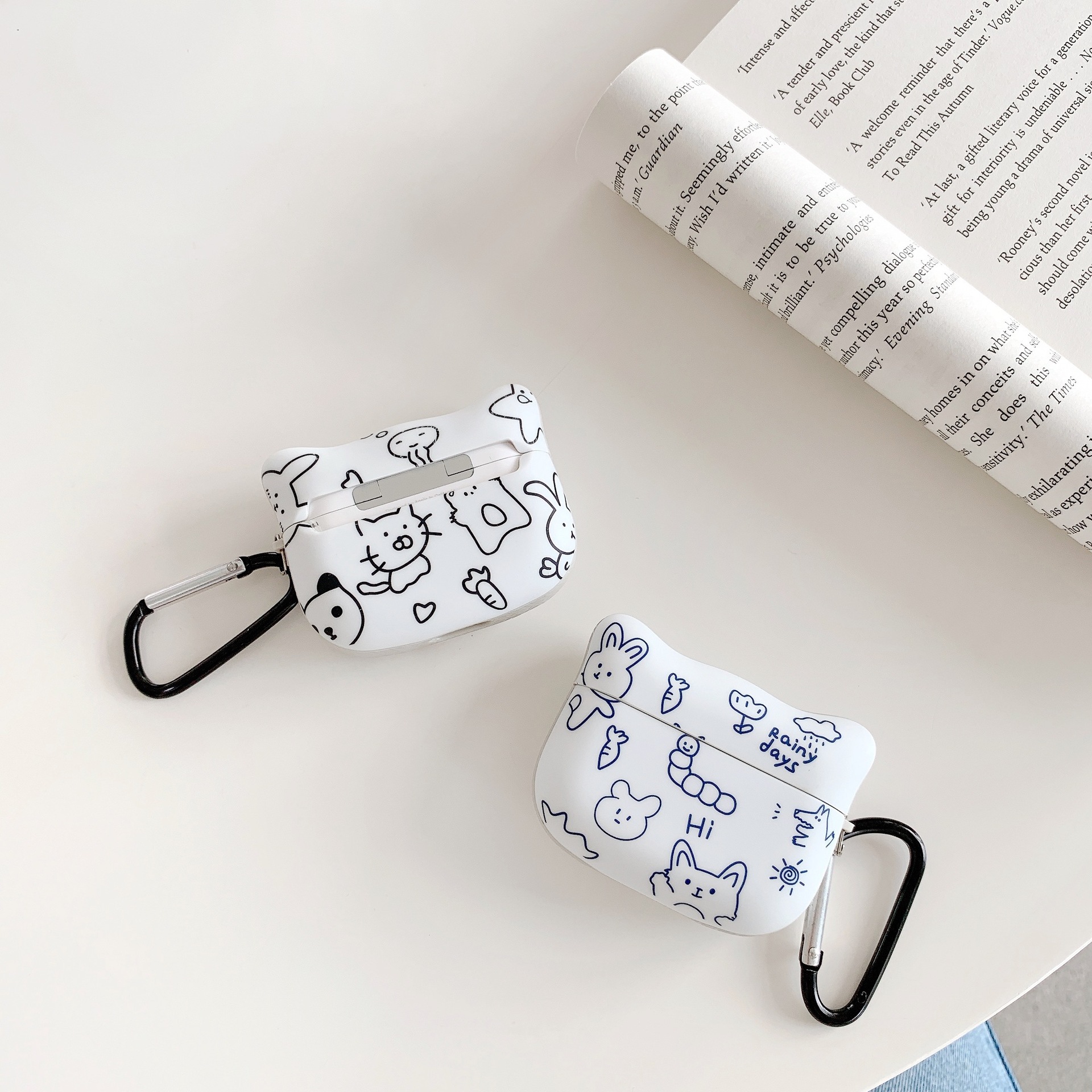 Ốp Bảo Vệ Hộp Đựng Tai Nghe Airpods 1 / 2 Hình Mèo Con Xinh Xắn | BigBuy360 - bigbuy360.vn