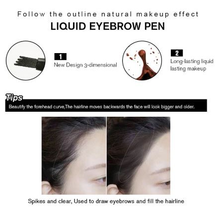 (hàng Mới Về) Bút Kẻ Lông Mày Dạng Lỏng Mkp10000 - Mking Prettyfine | BigBuy360 - bigbuy360.vn