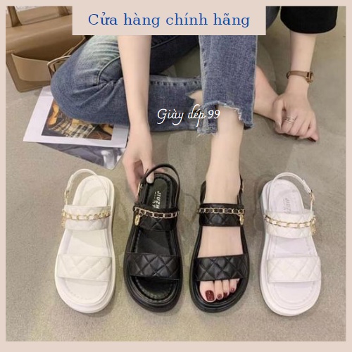 Sandal nữ - Dép quai hậu xăng đan nữ quai ngang đi học đi chơi, sandan ulzzang mẫu hót hè 2022 đẹp giá rẻ