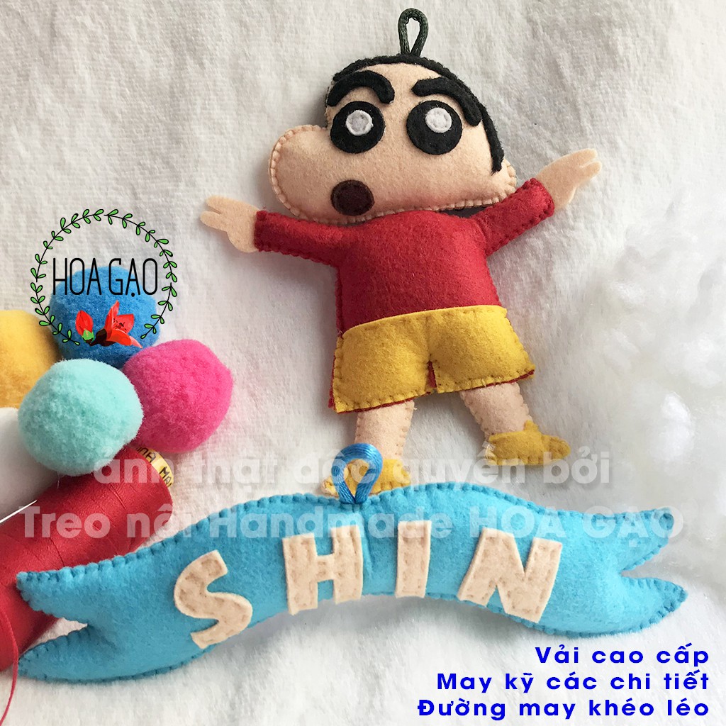 Móc khoá vải, thú treo nôi làm theo yêu cầu HGDH đường may khéo đẹp, vải cao cấp