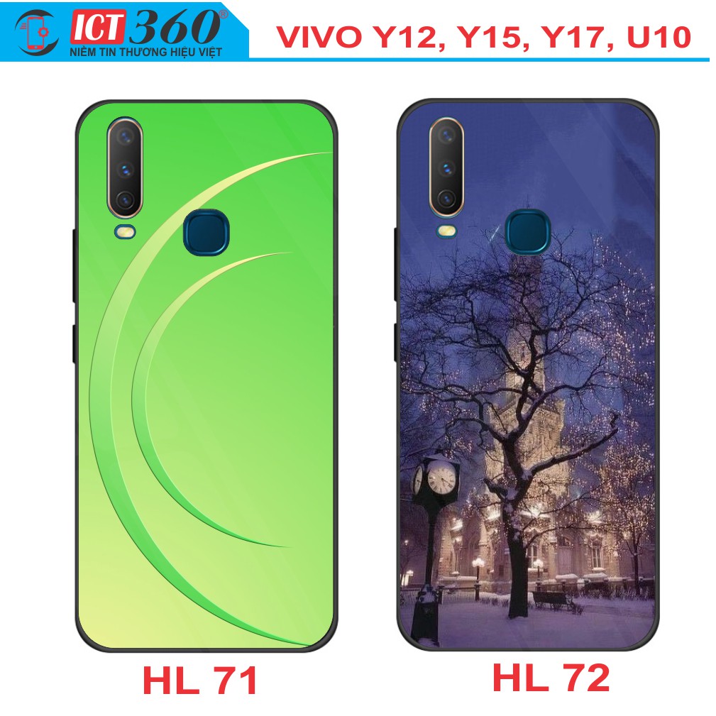 Ốp Lưng Kính VIVO Y12, Y15, Y17, U10 in Hình 3D - in theo yêu cầu