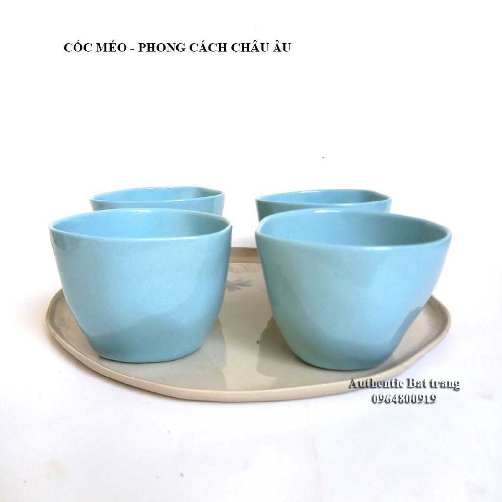 CỐC MÉO, CHÉN MÉO Phong cách độc đáo dùng để thưởng thức trà, cà phê - gốm sứ Authentic Bát tràng