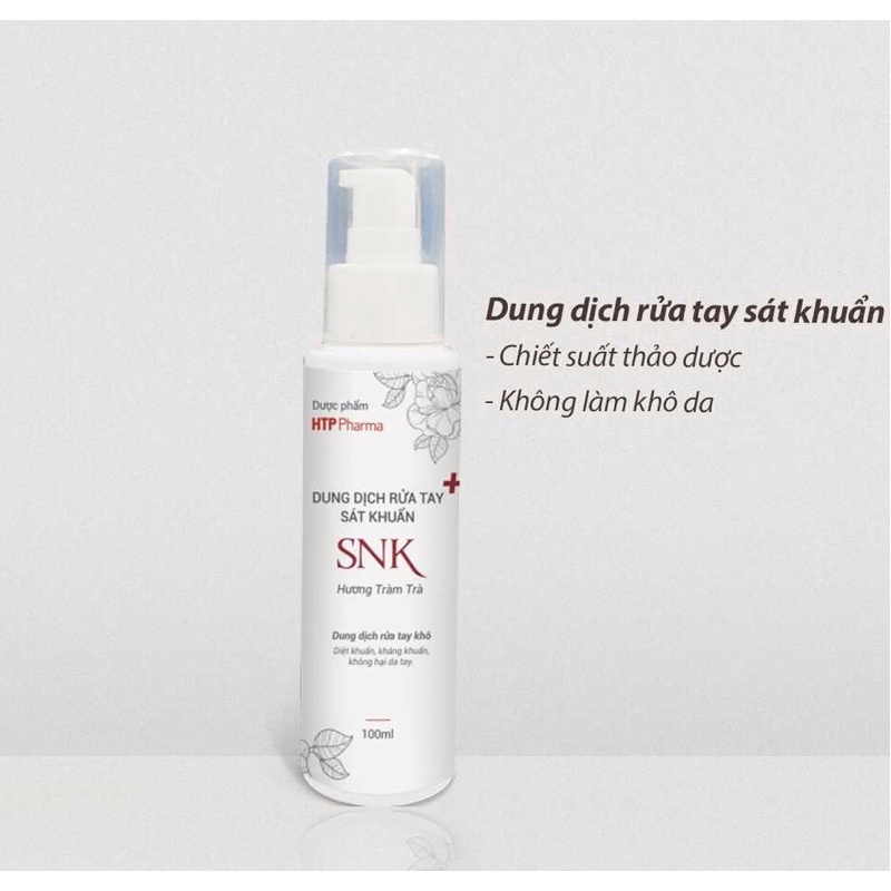 Dung dịch rửa tay sát khuẩn khô SNK 100ml