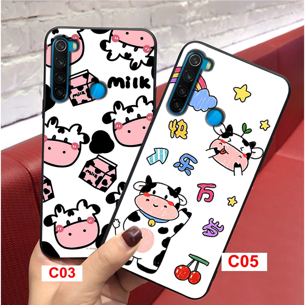 [FREESHIP]ỐP LƯNG XIAOMI NOTE 8 HÌNH BÒ SỮA ĐÁNG YÊU-CUTE