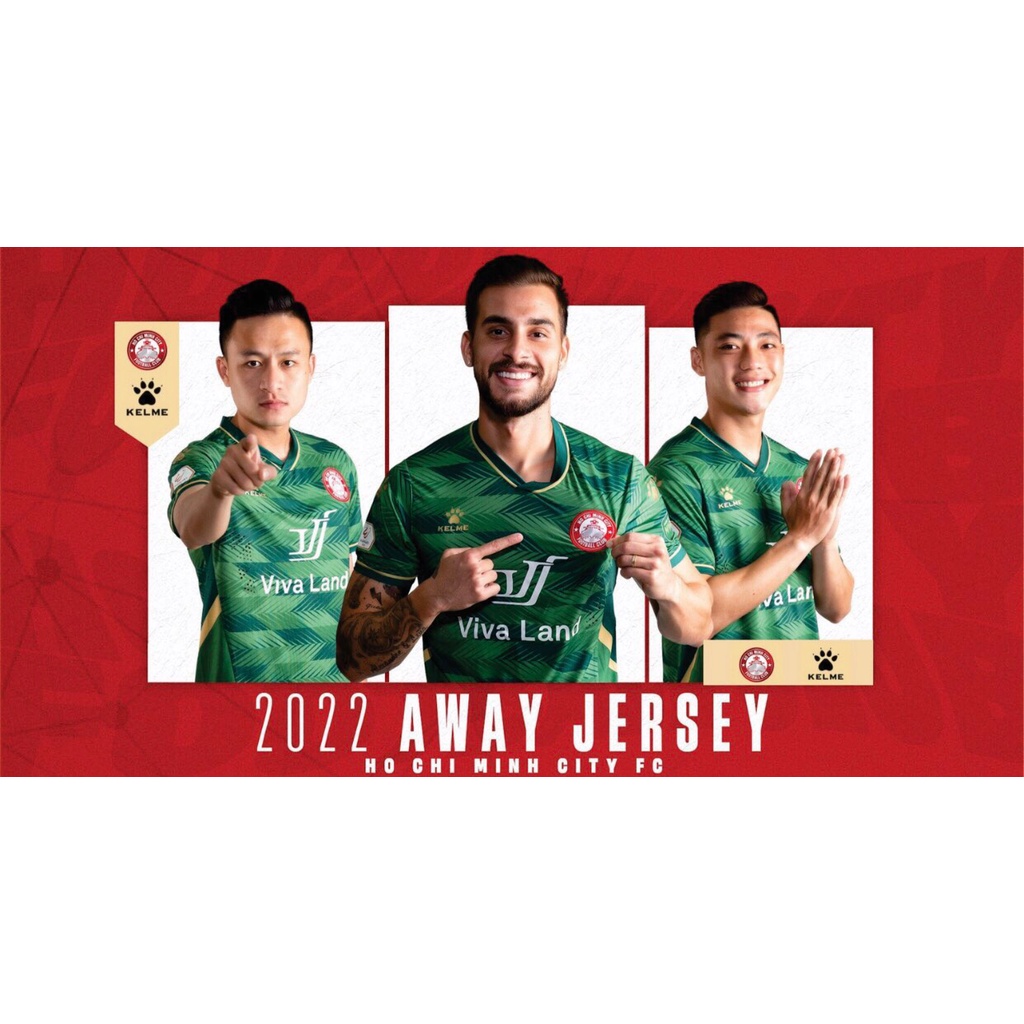 Áo Thể thao KELME CLB HO CHI MINH CITY 2022 màu xanh