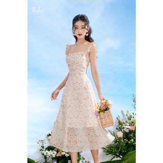 TIELA Đầm váy hoa tay bèo - Elisa Dress