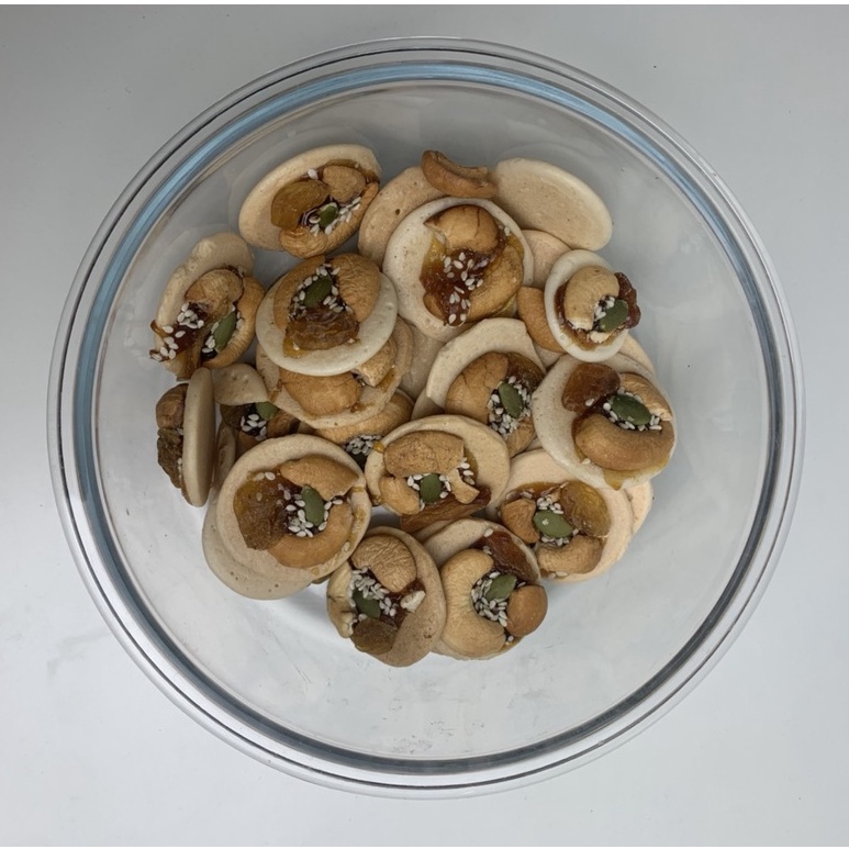 Bánh đồng tiền mix hạt dinh dưỡng 200gr ăn vặt Topfood vừa ngon vừa rẻ