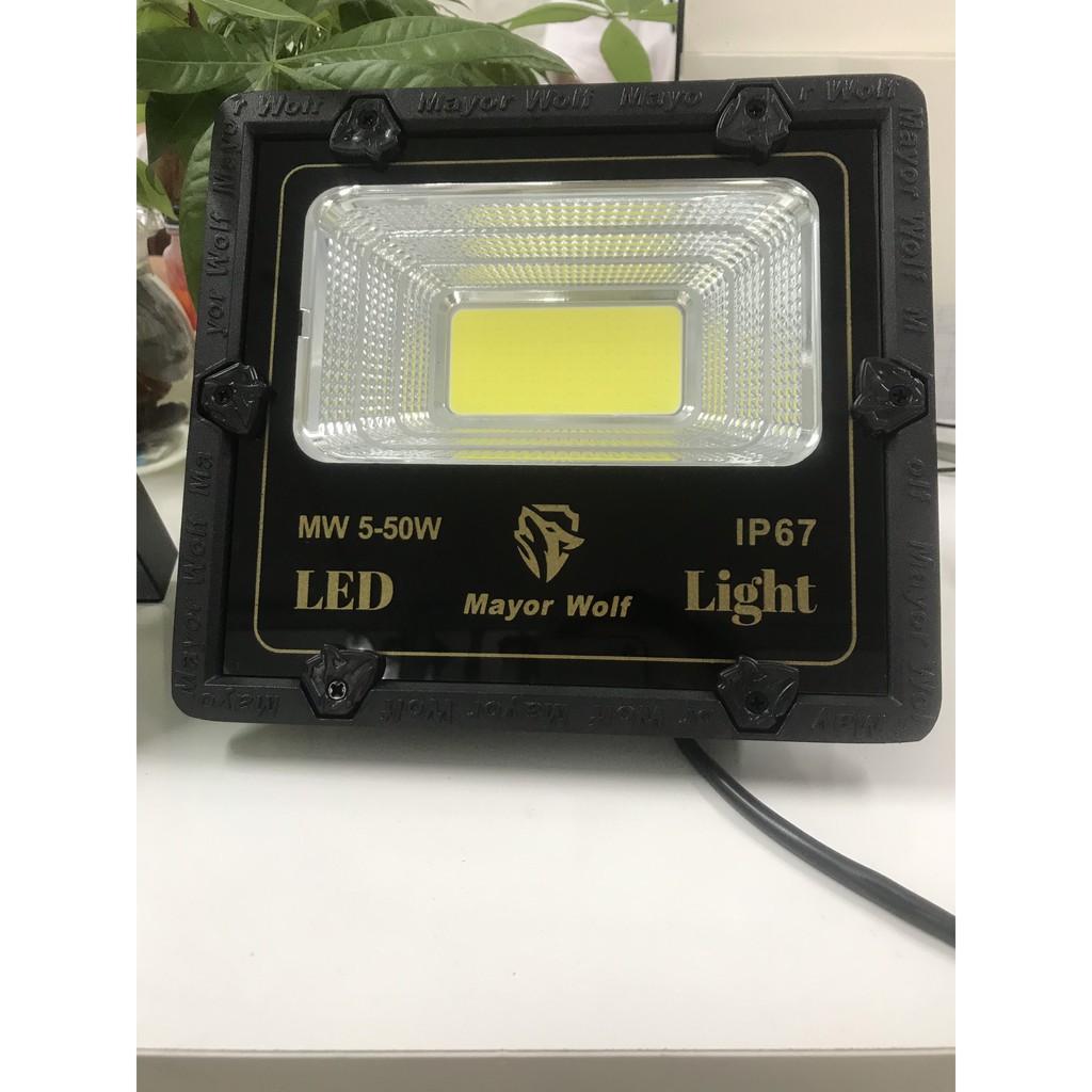 😍Đèn pha điện lưới 220V chính hãng MAYOR WOLF 50W - 100W-200W và 300W