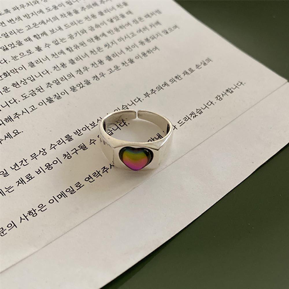 VANES1 Nhẫn Hở Đính Pha Lê Phong Cách Vintage Thanh Lịch Cho Nữ