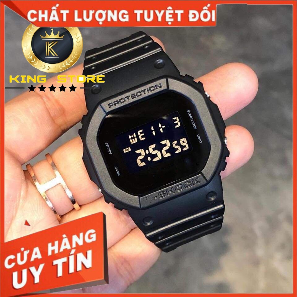 Đồng hồ thể thao nam Gozid Vuông-DW-5600BB-1CR Chống Nước , chống va đập-KING STORE- Hàng Cao Cấp