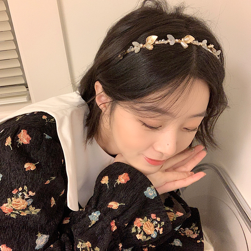 Băng đô đính ngọc trai phong cách Hàn Quốc thời trang thanh lịch cho nữ