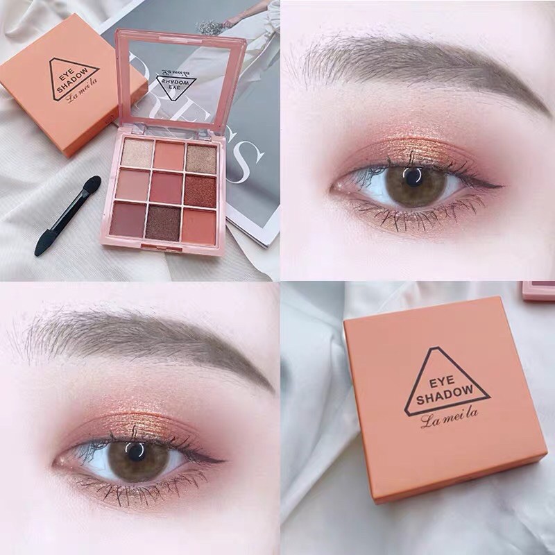 (SẴN SLL) Bảng phấn mắt Lameila Eye Shadow, bảng mắt 9 ô Lameila