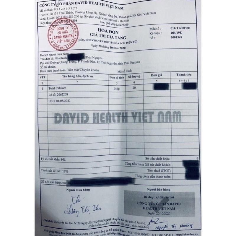 [CHÍNH HÃNG ] Total Calcium Lọ 60 viên - Giúp giảm nguy cơ loãng xương-Nhập khẩu Canada