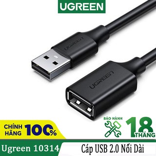 Dây USB 2.0 Nối Dài Ugreen 10314 Cao Cấp