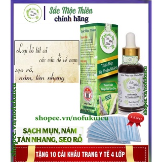 Tinh chất Giúp Tái Tạo da cao cấp sạch mụn thâm nám tàn nhang Sắc Mộc Thiên 30ml giá chuẩn