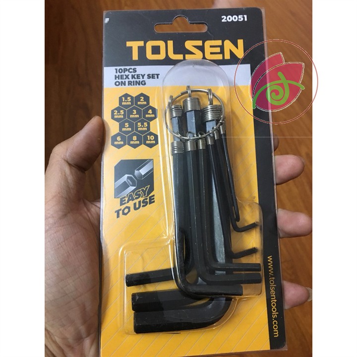 20051 lục giác bộ vòng 10 cây tolsen