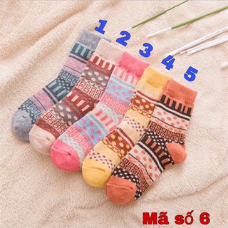 TẤT (VỚ) THỔ CẨM LEN VINTAGE CAO ( mã 6)