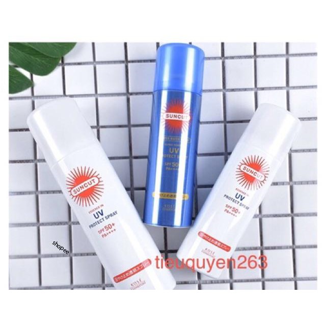 [Nhật Bản] Xịt chống nắng Kose UV Protect Spray SPF50+/PA++++