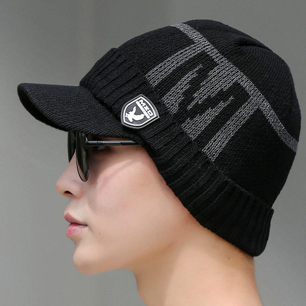 Set 2 Mũ Len Beanie Dày Dặn Giữ Ấm Cho Bé