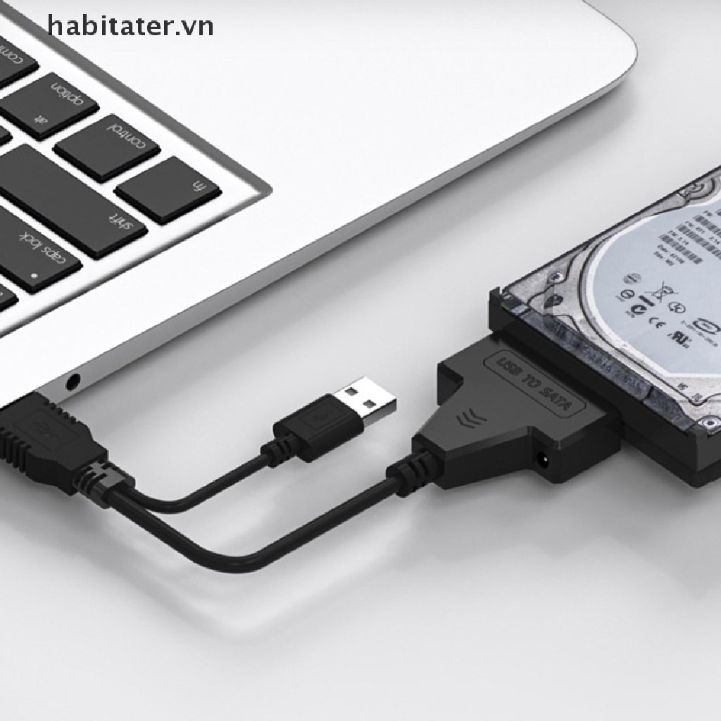 Cáp ChuyểN ĐổI SATA Sang USB 3.0 / 2.0, Hỗ Trợ Ổ CứNg SSD HDD 2.5 Inch