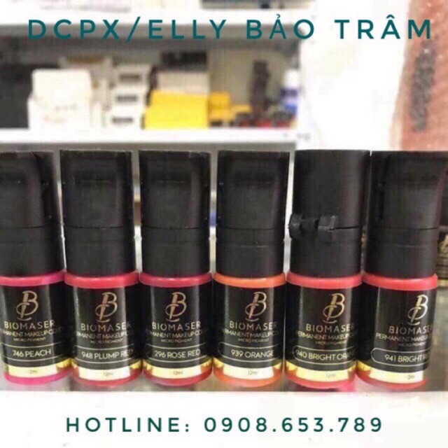 Mực phun xăm Biomaster chính hãng /Dcpx Elly Bảo Trâm