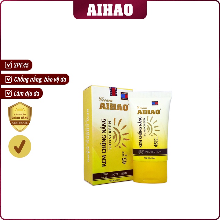 Kem AIHAO Chống Nắng (50ml)