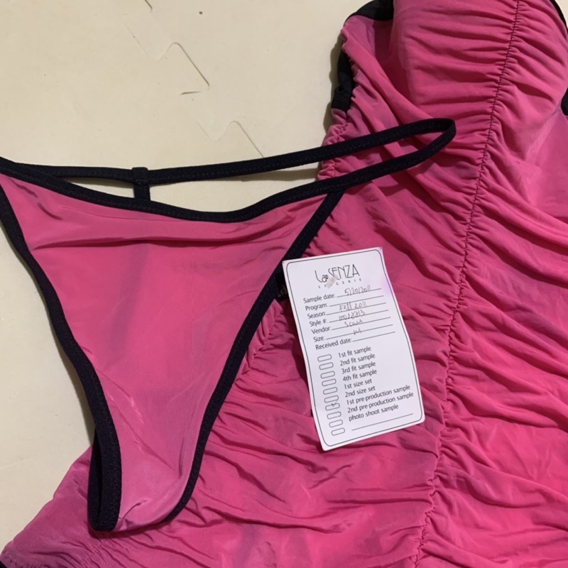 SET Váy Ngủ LA SENZA Cup Nâng Ngực Phối Ren Quyến Rũ Hàng Xuất Xịn Màu Hồng Size M