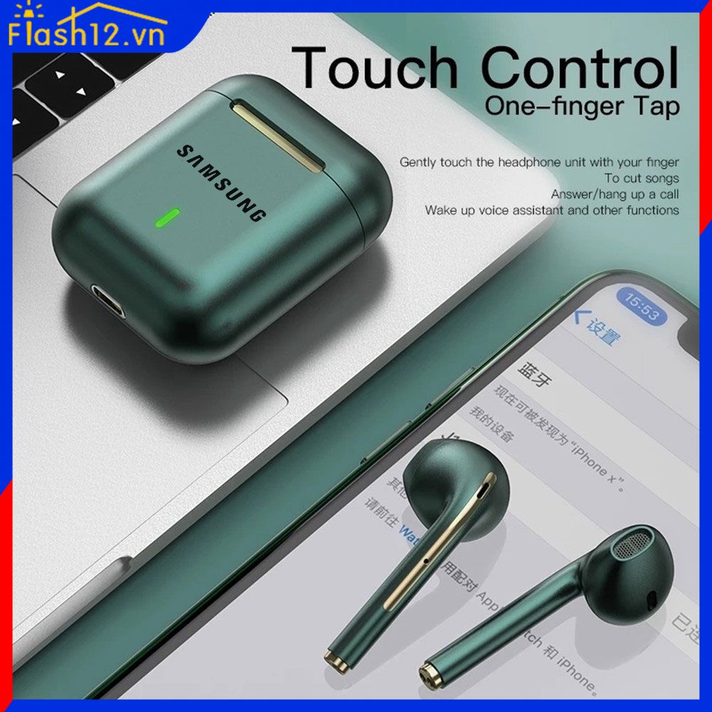 SAMSUNG J18 Tai Nghe Nhét Tai Không Dây Bluetooth Tai Nghe Game Thủ Tai Nghe Có Micro TWS Earhuds Tay Nghe Tai Fone