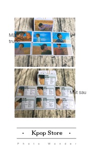 Sét card BTS có chữ ký