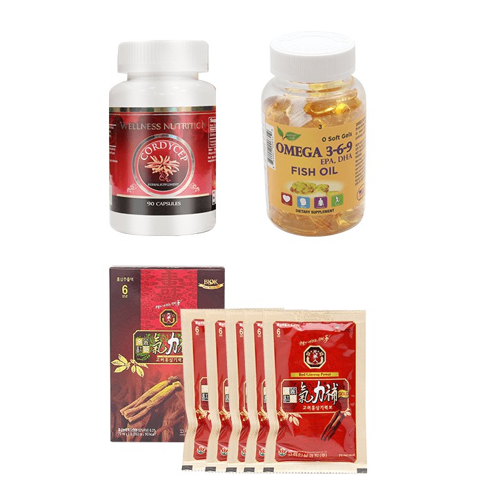 Bộ 3 Hộp Đông Trùng Hạ Thảo Nature Gift Wellness Nutrition 90 viên