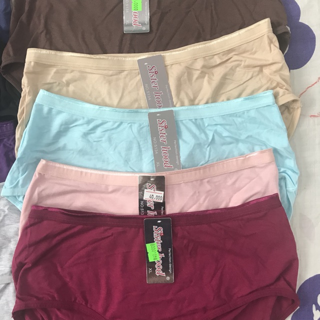 Quần lót nữ cotton Thái Lan cạp cao Sisterhood 5134 bigsize vải mềm mát | BigBuy360 - bigbuy360.vn