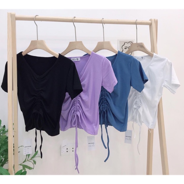 Áo rút dây 4 màu