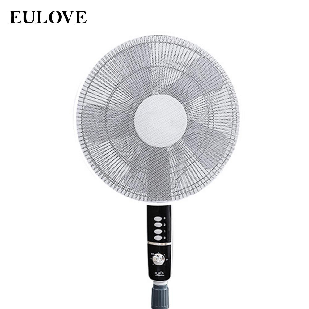 Vỏ Bọc Bảo Vệ Quạt Chống Kẹp Màu Trắng Trơn 40CM